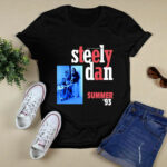 Vintage 1993 Steely Dan Summer Tour front black 5 T Shirt