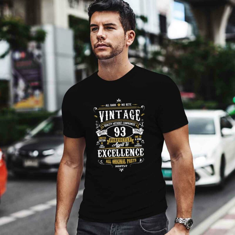 Vintage 93Rd Birthday Gift For Men Grandpa 93 Years Old 1928 0 T Shirt