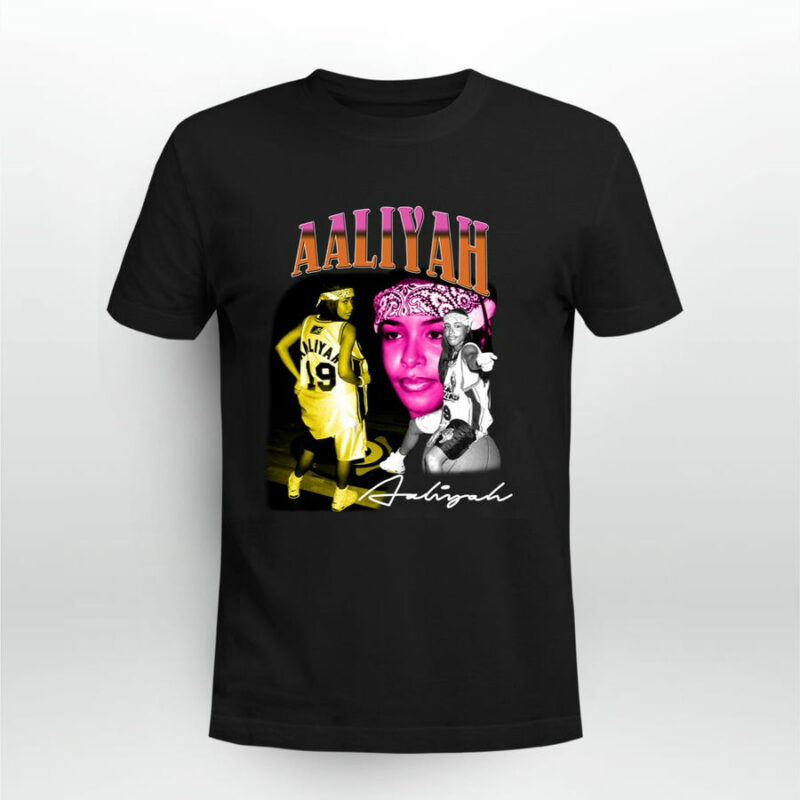 Vintage Aaliyah Basketball 0 T Shirt