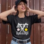 Vintage Aunt Of Ballers Funny Baseball Softball Lover 961 T Shirt