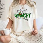Vintage Feeling Extra Grinchy Today Crewneck Funny Grinch Lightss for Women Swea 1 Sweatshirt