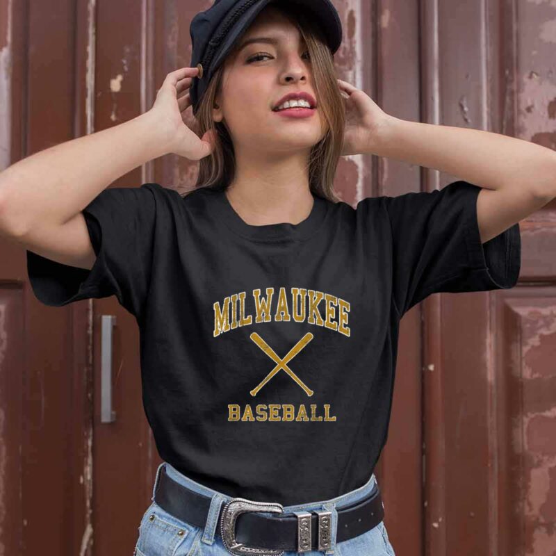 Vintage Milwaukee Baseball Brewer Baseball Retro 0 T Shirt