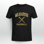 Vintage Milwaukee Baseball Brewer Baseball Retro 2 T Shirt