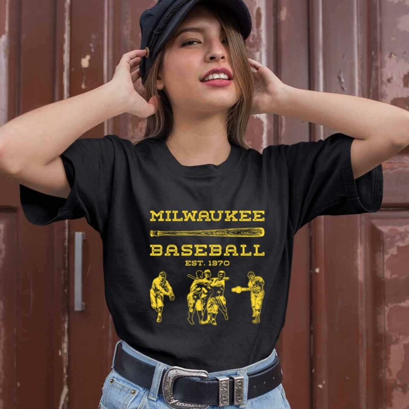 Vintage Milwaukee Baseball Wisconsin Brewer Retro 0 T Shirt