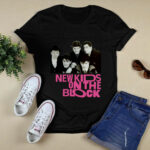 Vintage NKOTB Pink New Kids On The Block Vintage Style 3 T Shirt 1
