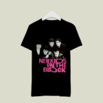 Vintage NKOTB Pink New Kids On The Block Vintage Style 3 T Shirt