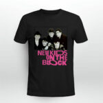 Vintage NKOTB Pink New Kids On The Block Vintage Style 4 T Shirt 1