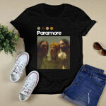 Vintage Paramore 2023 Tour Dates black 3 T Shirt