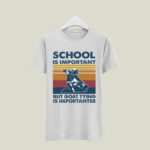 Vintage School Is Important But Goat Tying Is Importanter for Goat Tying Lover 4 T Shirt