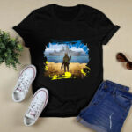 Vintage Ukraine Postage Stamp Flag Pride 4 T Shirt