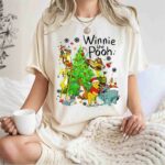Vintage Winnie The Pooh Christmas white 1 T Shirt