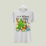 Vintage Winnie The Pooh Christmas white 5 T Shirt