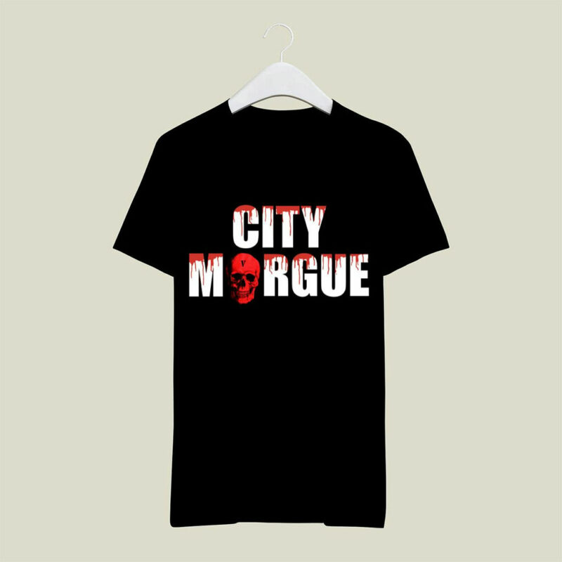 Vlone City Morgue Drip Album Front 4 T Shirt