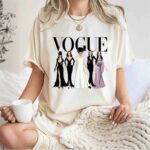 Vogue Horror Morticia Addams Vampira Lily Munster Morticia Addams and Elvira 1 T Shirt
