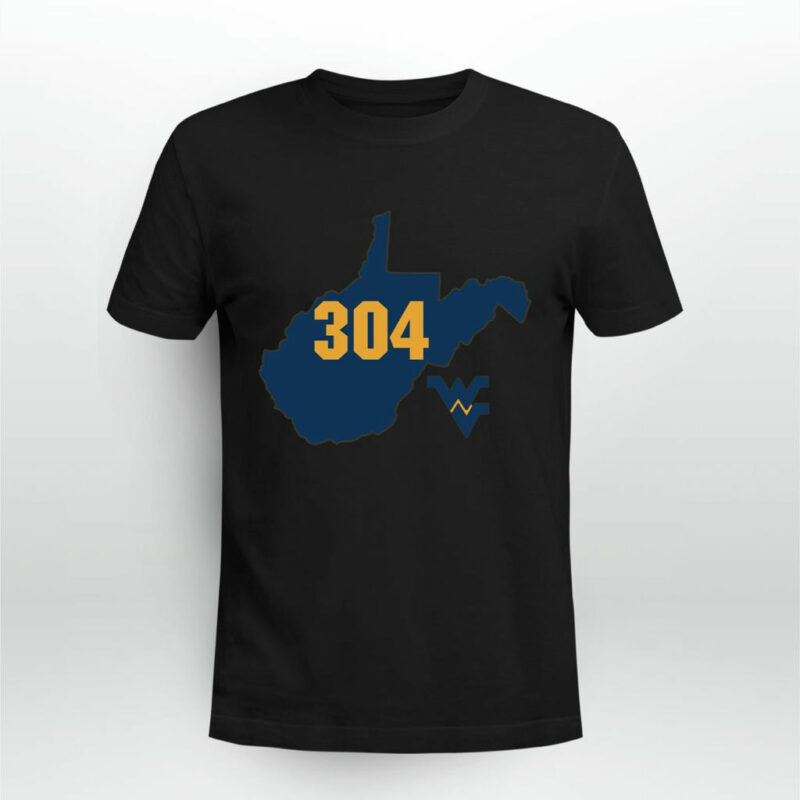 Wvu 304 State Outline 0 T Shirt