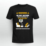 Warning Do Not Disturb While Im Watching The Packers Serious Injury Or Death May Occur 3 T Shirt