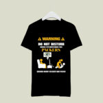 Warning Do Not Disturb While Im Watching The Packers Serious Injury Or Death May Occur 4 T Shirt