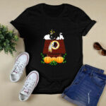 Washington Commanders Snoopy Pumpkin House 2 T Shirt
