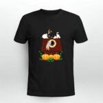 Washington Commanders Snoopy Pumpkin House 3 T Shirt