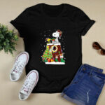 Washington Commanders Snoopy Woodstock Christmas 2 T Shirt