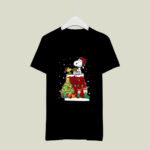 Washington Nationals Snoopy Woodstock Christmas 2 T Shirt