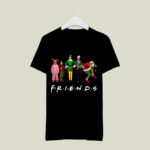 Watching Christmas Friends Friendss Oversized Comfort Colors Xmas 2804 T Shirt