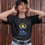We All Bleed Blue Homer Simpson St Louis Blues 2019 Stanley 3 T Shirt