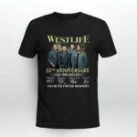 Westlife 25th Anniversary 1998 2023 Thank You For The Memories 2 T Shirt