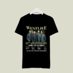 Westlife 25th Anniversary 1998 2023 Thank You For The Memories 4 T Shirt