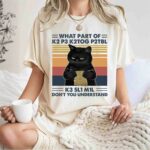 What Part Of K2 P3 K2TOG P2TBL K3 SL1 M1L Do Not You Understand Cat Vintage 0 T Shirt