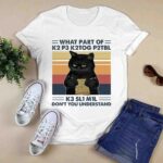 What Part Of K2 P3 K2TOG P2TBL K3 SL1 M1L Do Not You Understand Cat Vintage 3 T Shirt