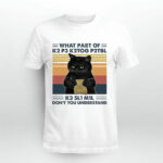 What Part Of K2 P3 K2TOG P2TBL K3 SL1 M1L Do Not You Understand Cat Vintage 4 T Shirt