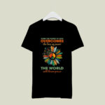 When The Power Of Love Overcomes The Love Of Power The World Will Know Peace Sign Flower 3 T Shirt