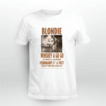 Whiskey A Go Go Blondie 70s Retro CooL Poster Vintage 4 T Shirt