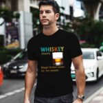 Whiskey Noun Magic Brown Water For Fun People Vintage 149 T Shirt