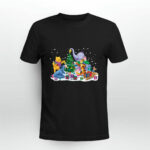 Winnie the Pooh Decorating Christmas Tree With Ornament 2851 T Shirt
