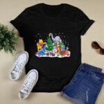Winnie the Pooh Decorating Christmas Tree With Ornament 3 T Shirt