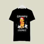 Winnie the Pooh Grumpy But Lovable Christmas 4 T Shirt