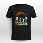 Wisconsin And Other Sport Teams Snoopy Under The Fall Tree 4 T Shirt