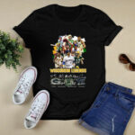 Wisconsin Legends Green Bay Packers Milwaukee Milwaukee Brewers signature 2 T Shirt