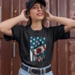 Wonder Woman American Flag 1 T Shirt