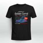 Working At Golden Corral Its Not Just A Job Title 2020 American Flag 3 T Shirt