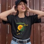 World Is Dopest Aunt Sunflower Weed Leaves 1 T Shirt