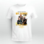 World Tour 2023 My Songs Sting my songs 52nd anniversary 1971 2023 signature white 5 T Shirt