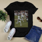 Xavier Worthy On Johntay Cook Throwing Up His Hands Prior To His Touchdown 4 T Shirt
