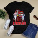 Yadier Molina And Adam Wainwright Waino Yadi 21 Signature 2 T Shirt