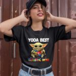 Yoda Best Autistic Mom Ribbon 1 T Shirt