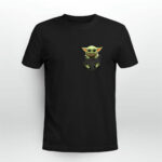 Yoda Faux Pocket the Mandalorian Baby Yoda Star Wars 2 T Shirt