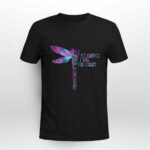 You May Not Remember But I Will Never Forget Alzheimer Awareness Dragonfly 3 T Shirt