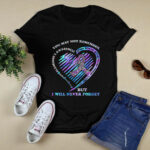 You May Not Remember But I Will Never Forget Alzheimers Awareness Heart 2 T Shirt